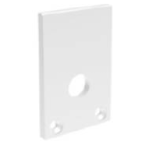  EMBOUTS PERCES 2PC BLANC MAT 