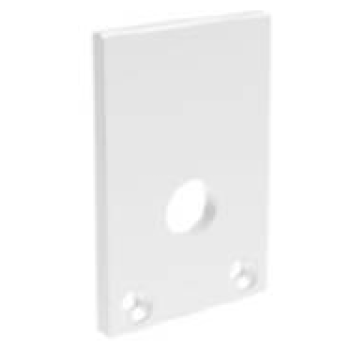  EMBOUTS PERCES 2PC BLANC MAT 