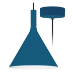  DELTA 2 24W 1875LM 3000K BLEU 