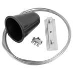  KIT SUSPENSION L:200cm NOIR 