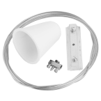  KIT SUSPENSION L:200cm BLANC 