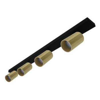  OKTO 4 C GU10 NOIR - CHAMP. 