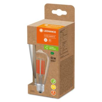  LED Ultra-Eff Edison 830 E27 
