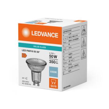  LED V PAR16 50 36� 865 GU10 