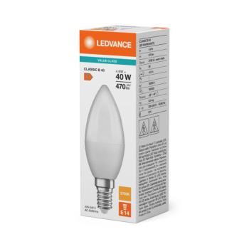  LEDVCLB40 4,9W/827 230VFR E14 