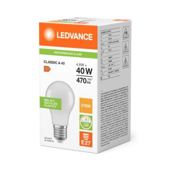  LED P CLA40 827 E27 