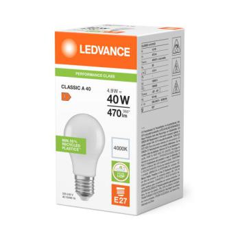  LED P CLA40 840 E27 