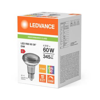  LED P DIM R80 60 927 E27 