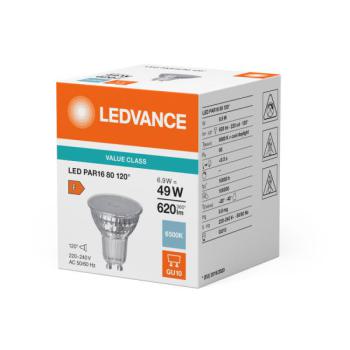  LED V PAR16 80 120� 865 GU10 