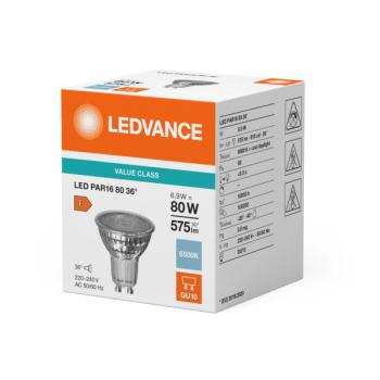  LED V PAR16 80 36� 865 GU10 