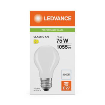  LED P CLA75 840 E27 