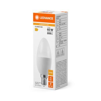  LED S CLB60 FA 827 E14 