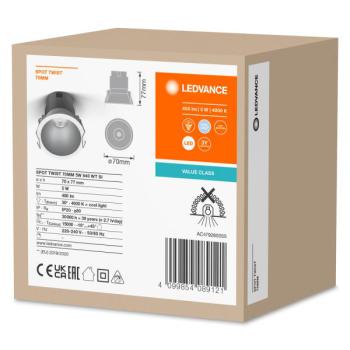  SPOT TWIST o70mm 5W/840 WT SI 