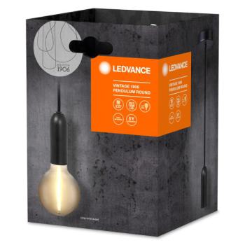  1906 PENDULUM ROUND E27 NOIR 