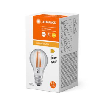  LED S CLA60 MS 827 E27 