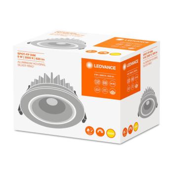  SP FP LED 8W/3000K AL DIM IP65 