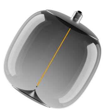  LED 1906MAG OVAL  SMOKE E27 