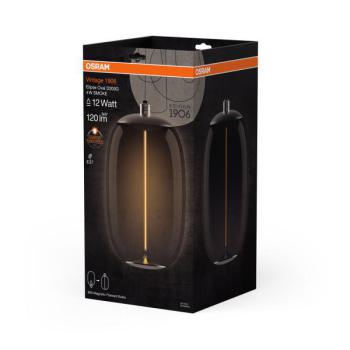  LED 1906MAG EL.OVAL  SMOKE E27 