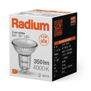 RLPAR165036 4,3W/840 230V GU10 