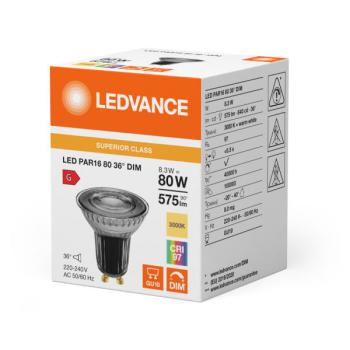  LED PAR16 80 DIM 8.3W 930 GU10 