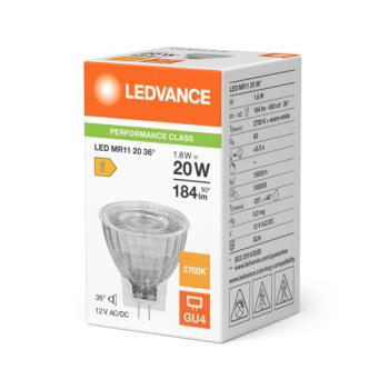  LED P MR11 20 1.8W 827 GU4 