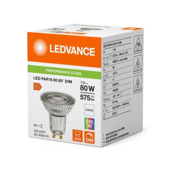  LED PAR16 60D DIM 7W 940 GU10 