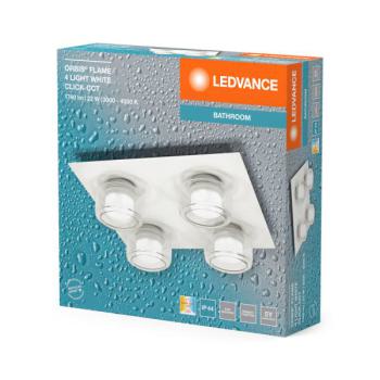  Flame 4x5,5W/CCT IP44 Blanc 