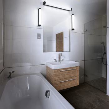  Tube 600 10W/CCT DIM IP44 Noir 