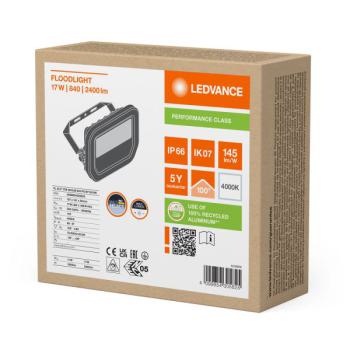  FL20 17W/840 SYM100 ML IP66 BK 