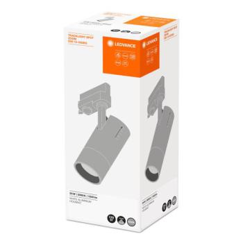  Track Spot Zoom 25W/3000K Blc 