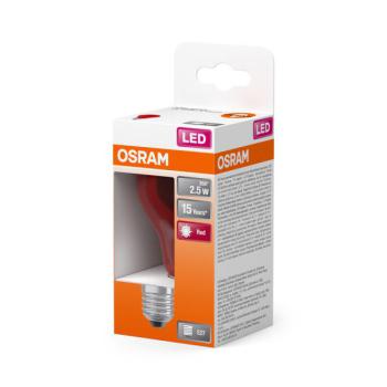  LED FIL OSR ROUGE CLA15 E27 