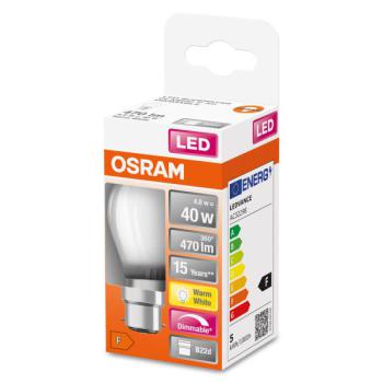  LEDSCLP40D 5W/827 230VGLFR B22 