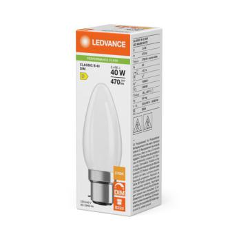  LED P CLB DIM 3.4W 827 FR B22 