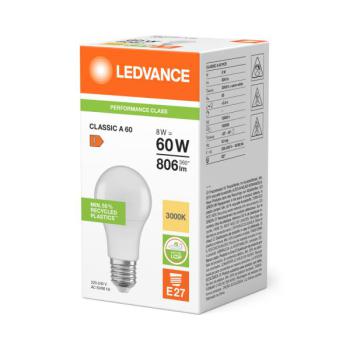  LED P CLA60 8W 830 PCR E27 
