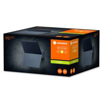  ENDURA STYLE BAT WALL 9,5W ALU 