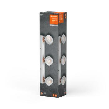  Spot Pluto 15W/830 trio Blanc 