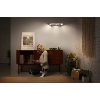  Spot Pluto 15W/830 trio Blanc 