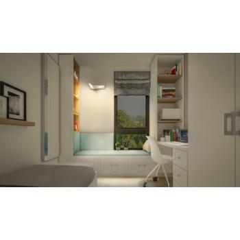  Spot Saturn 21W/3CCT duo blanc 