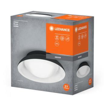  PLAF MILAN 305MM 2*E27 NOIR 