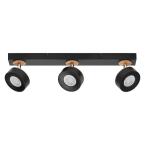  Spot Pluto 15W/830 trio Noir 