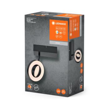  Spot Saturn 11W/3CCT mono noir 