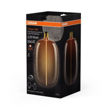  LED 1906MAG ELI OV T BRUN E27 