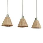  Suspension trio LN RAFFIA E27 