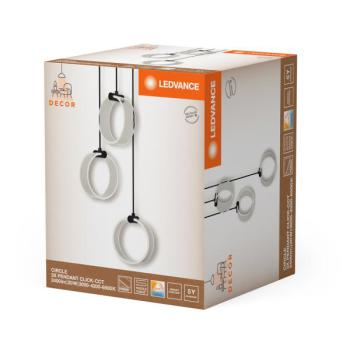  DECOR Circle 3xPend RC 18W/CCT 