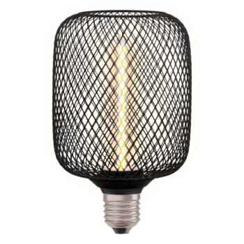  LED OSR Cage BK FIL Sq100 E27 