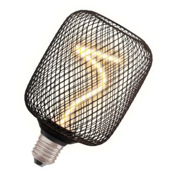  LED OSR Cage BK SPI Sq100 E27 