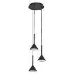  DECOR Fuji 3xPendant 13W/830BK 