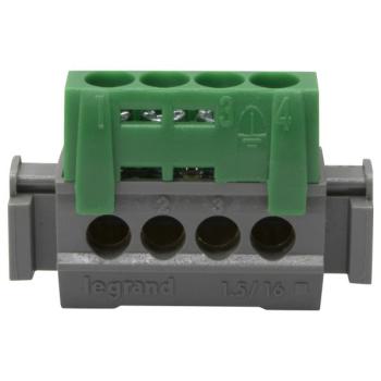  BORNIER TERRE ISOLE 4X16MM2 