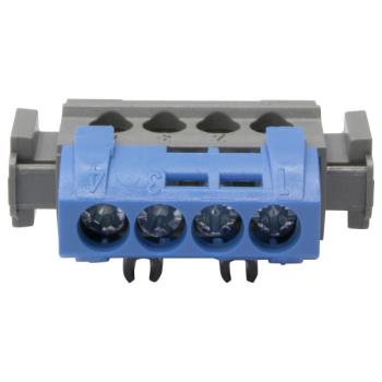  BORNIER NEUTRE ISOLE 4X16MM2 