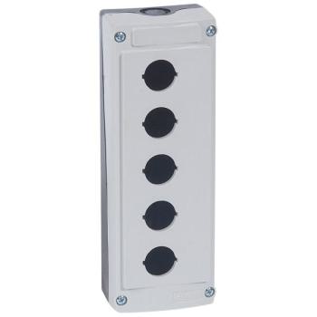  BOITIER VIDE 5 TROUS GRIS 